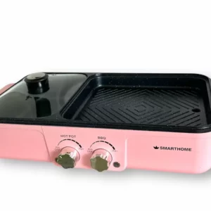 เตาปิ้งย่างอเนกประสงค์พร้อมหม้อสุกกี้ Smart home 1300W