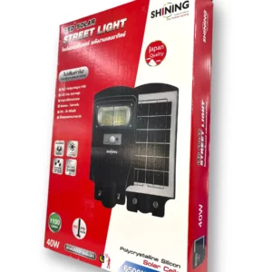 โคมไฟ LED Solar Streetlight 40W
