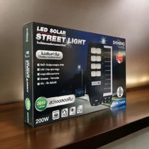 โคมไฟ LED Solar street light 200W SHINING