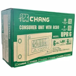 ตู้คอมซูมเมอร์กันดูด RCBO 6 ช่อง 63 A  Chang