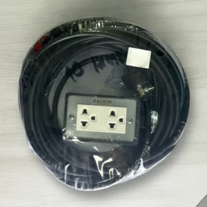 บล็อกยาง2*4 พร้อมสาย 2*1.5 10 เมตร