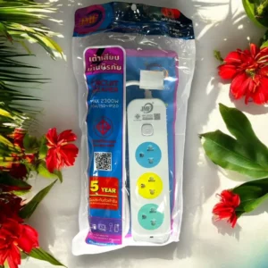 ปลั๊กคอม 3ช่อง 1สวิท 3เมตร JMF