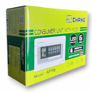 ตู้คอมซูมเมอร์กันดูด RCBO 6 ช่อง 63 A Chang
