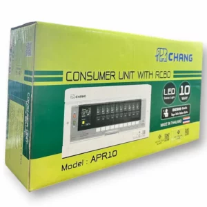 ตู้คอมซูมเมอร์กันดูด RCBO 10 ช่อง 63 A  Chang